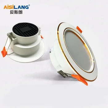 

Downlight LED Anti-fog Embedded Ceiling Lamp Ceiling Lamp Hole 5w dong deng Three-Color Light Openings 7.5 Centimeters Living Ro