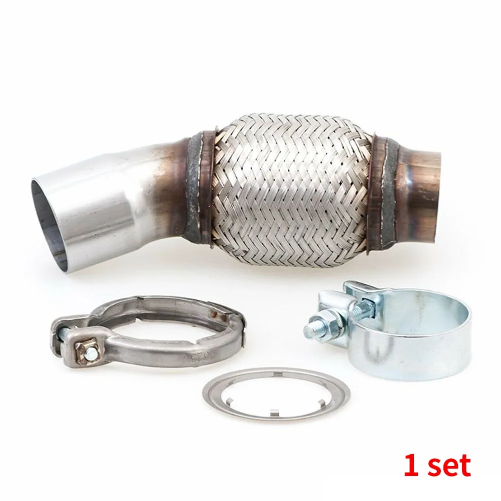 

Car Durable Stainless Steel Replacement Accessories DPF Practical Flexible Pipe Set Particulate Filter Clamp For E81 E82 E87 E88