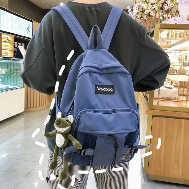 

Ladies Student Backpack Women's Backpack Famous Brand College Black Casual School Bags For Teenagers Mochila Notebook Rucksack