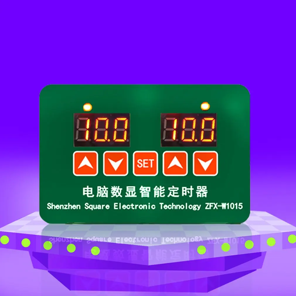 ZFX-W1015 многофункциональный DIY комплект модуль цифровой светодиодный электронные часы Таймер запчасти компоненты Diy Электронные Наборы