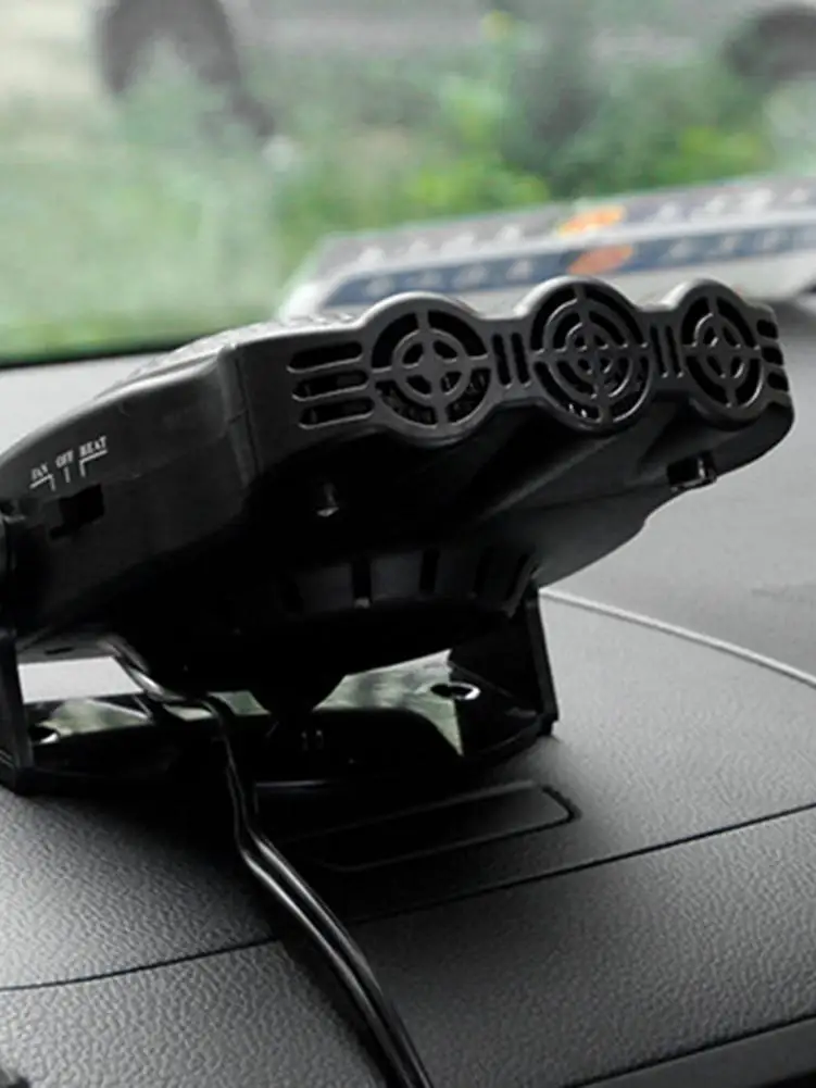 12V 150W Портативный обогревателя автомобиля лобового стекла обогреватель Быстрый нагрев вентилятор охлаждения для грузовиков автомобиля ветрового стекла-де-на случай запотевания стекол можно использовать Утепленная одежда мощный