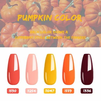 

NAILCO Pumpkin Color Gel Varnish For manicure Soak Off UV LED Gel Nail Polish Hybrid Lacquer Nail Art New Arrival High Quality