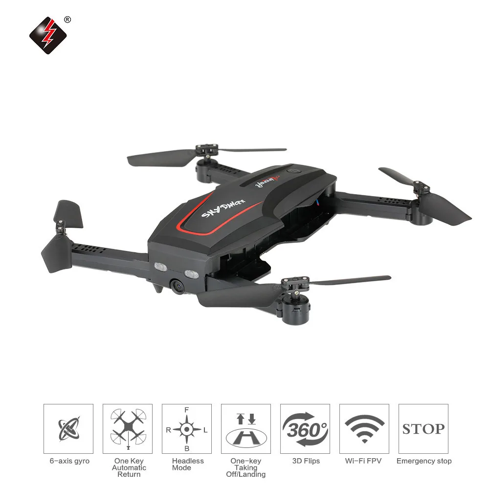 WLtoys Радиоуправляемый вертолет с Камера Q626-B Wi-Fi FPV(first person View 720P HD карманный Дрон для селфи удержания высоты RC Quadcopter RTF в сложенном виде игрушки с дистанционным управлением