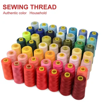 

Sewing Thread Cotton Set Polyester Strong Sewing Thread Accessories for Durable Hand DIY Machines Colorful Cloth Tools 40S/2