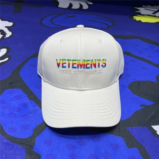 Embroidery Vetements Baseball Cap Women 