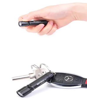 

New Year Gift Mini Keychain Flashlight 100 Lumens LED Compact Flashlight with AAA Battery for Camping Daily Life K11