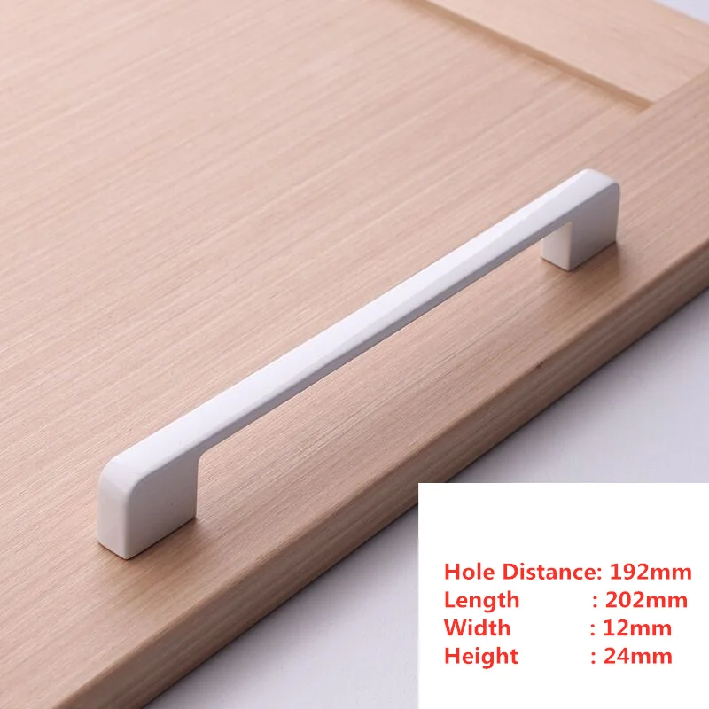 Simplicity Fuji White Kitchen and Furniture Handles