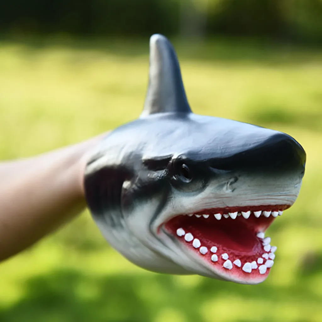 Реалистичные перчатки с головой животного для ролевых игр, мягкие игрушки для детей, перчатки марионетки