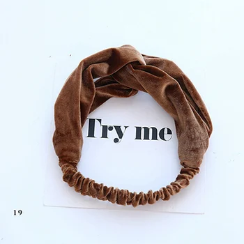 

Women Cute Cotton Blend Lace Stretch Bow Elastic Headband Plain Molding Yoga Sport Sweet Hair Accessories Yellow Pink Khaki 1