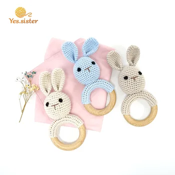 

2020 New Bunny Rattles Ins Wind Creative Molar Rod Baby Sleep Comfort Toy