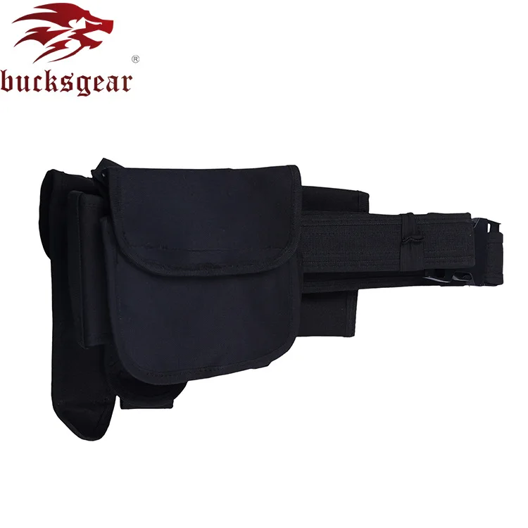 Cross Border Direct Selling Tactical Security Staff Accessories Belt US Military Forces Black And White with Pattern Waist Suppo