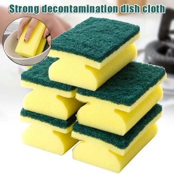 

Cleaning Sponge Wipe Scrub Sponge Scrubbing for Kitchen Dishes Window Dust Remover PI669