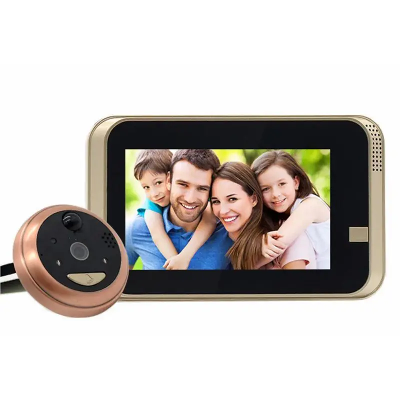 

Hot Digital Door Viewer Night Vision PIR Motion Sensor Tamper Device Photo Video Call Security Camera with 2MP camera