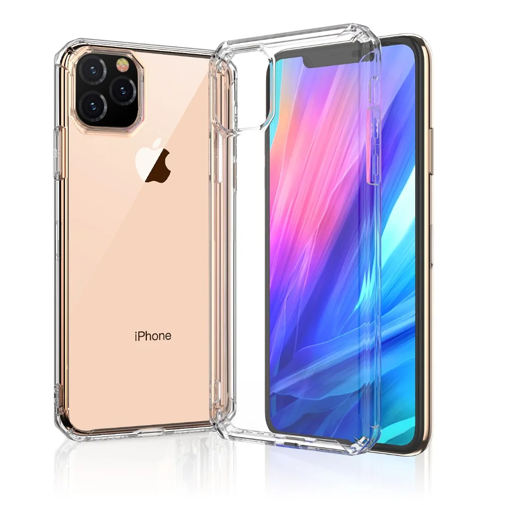 Чехол для Apple iPhone 11 Pro Max Coque, прозрачный чехол для iPhone 11 Max XR Xs, прозрачный защитный мягкий чехол высокого качества