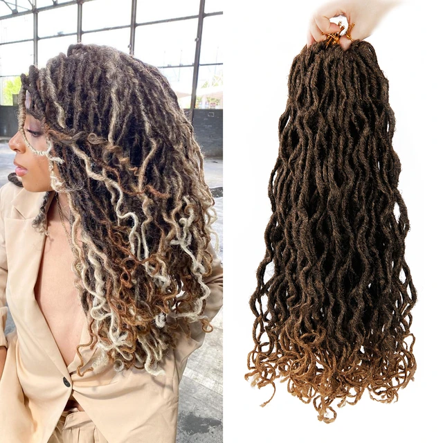 Ombre Curly Synthetic Crochet Hair Braiding Hair Extensions