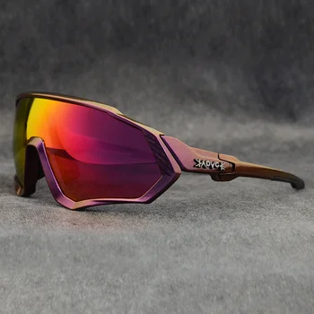 Gafas de sol polarizadas UV400 TR90 para hombre, lentes para deportes al aire libre, de marca para Ciclismo de montaña o carretera