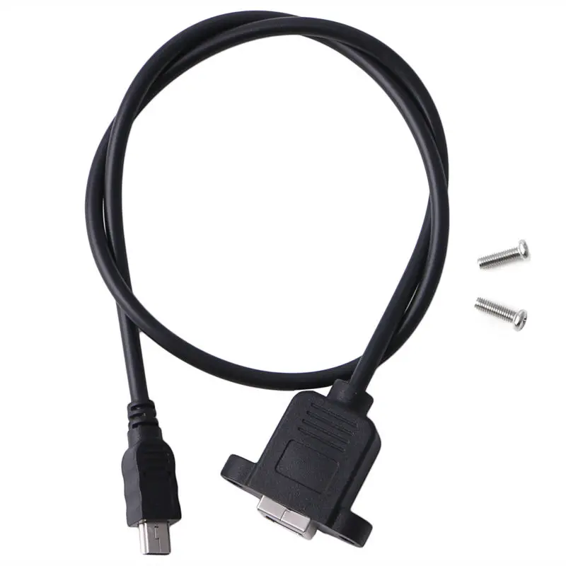 

1pcs New OOTDTY USB 2.0 B Male to USB B Female 50cm Socket Printer Panel Mount Extension Cable
