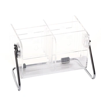 

Household Remote Control Storage Box 6 Grids Transparent Acrylic 360 Degree Rotatable Small Items Organizer Storage Case