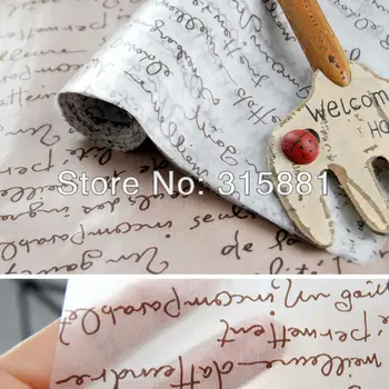 

Brown English print bakery baking greaseproof paper candy wrapping paper