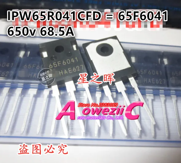 Aoweziic 2018 + 100 новый импортный оригинальный IPW65R041CFD 65F6041 IPW65R080CFD 65F6080 IPW65R110CFD 65F6110 TO-247 MOS