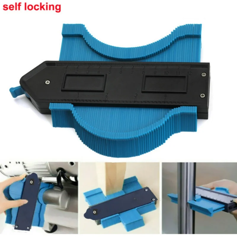 

1pc Improved Versio Contour Duplication Gauge Profile Gauge Shape Duplicator Woodworking Shape Tracing Template Measuring Tool