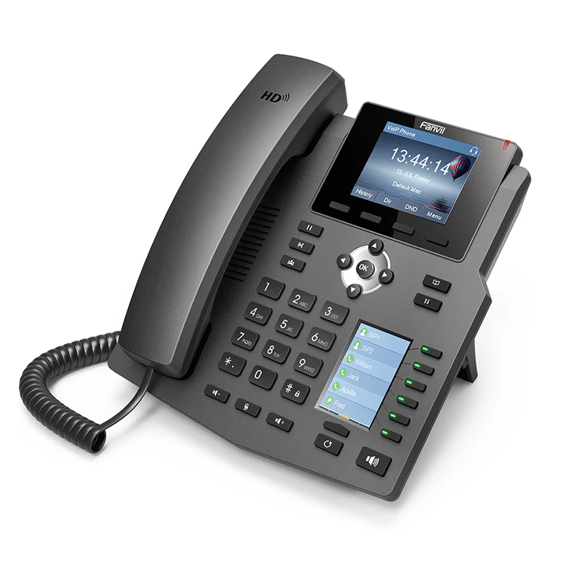 Fanvil X4G IP телефон предприятия настольный SIP телефон HD голосовая поддержка Haedset VoIP беспроводной телефон стационарный телефон для домашнего бизнеса
