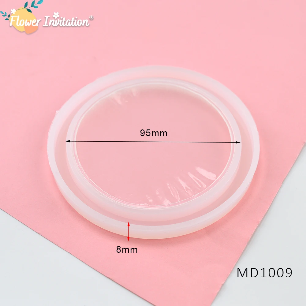

Flower invitation diy crystal drop plastic bag handle silicone mold handmade MD1009 keychain bracelet