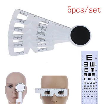 

5Pcs/set Eye Ophthalmic Tool Practical Optical PD Ruler Pupil Distance Measuring Tool For Hospital Care Tools