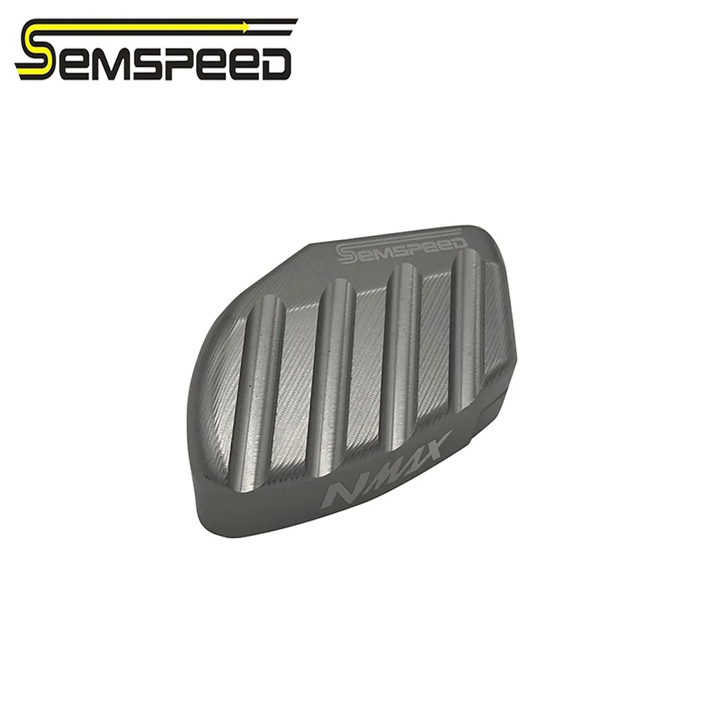 SEMSPEED Мотоцикл с ЧПУ Логотип NMAX 155 125 150 NMAX155 Sidestand ножка боковая подставка расширение Подставка пластина опорная площадка для YAMAHA