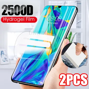 

2Pcs Hydrogel Film Screen Protector On The For Huawei P30 P40 P20 Pro Lite Soft Protective Film For Huawei Mate 30 p smart 2019