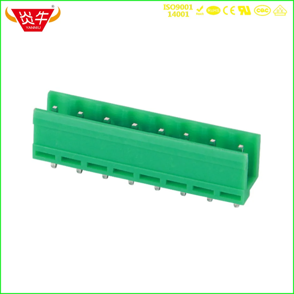Коннектор для печатной платы HT508V 5 08 2P ~ 12P Штекерная Клеммная колодка мм 2 контакта