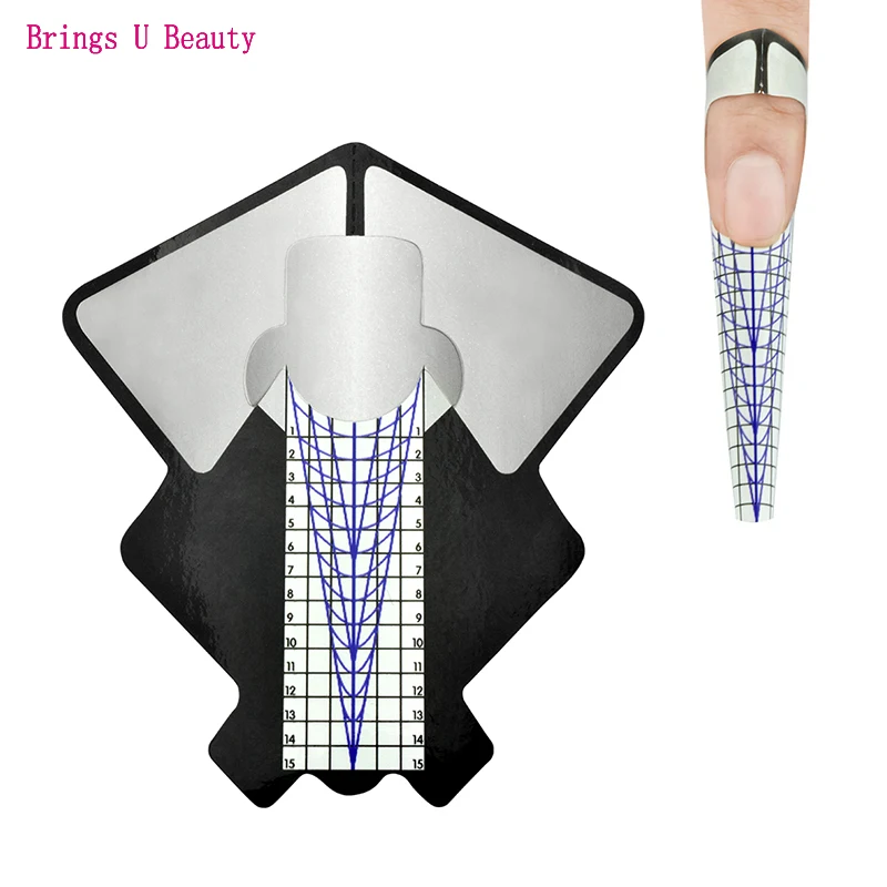 

100pcs Nail Form Stickers Oval Strong Self-Adhesive For Acrylic /UV Gel Tip Nail Extension French Nail Guide Nail Art Tools