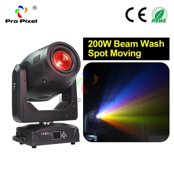 

1pcs BSW 200W Moving Head Light Led Beam Spot Wash 3in1 Stage Light Led Dmx Dj Light For Professional Stage Lighting Bar Church