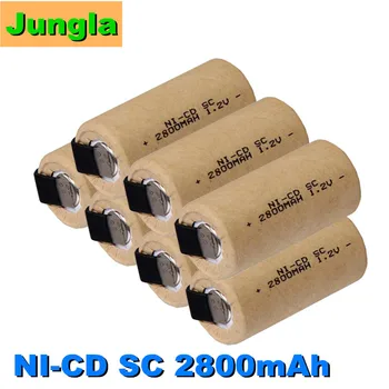 

New SC 2800mah 1.2v battery NICD rechargeable batteries for makita bosch B&D Hitachi metabo dewalt for electric screwdriver