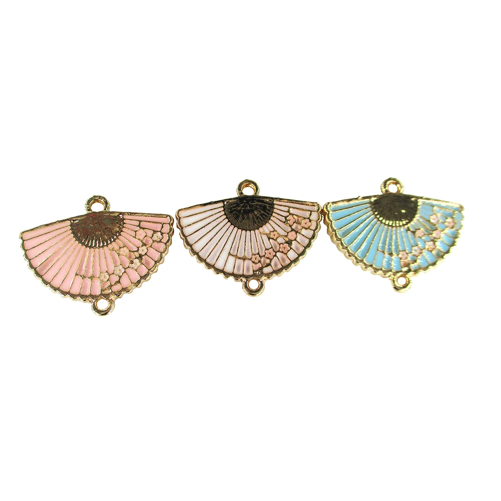 10-Pcs-Set-Vintage-Small-Charm-Enamel-Fan-Pendant-Necklace-Fit-DIY-Bracelet-Jewelry-Making-Decoration(4)