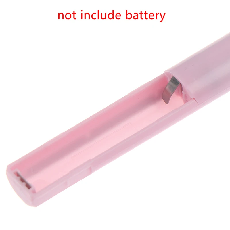 Practical Electric Face Eyebrow Scissors Hair Trimmer Mini Portable Women Body Shaver Remover Blade Razor Epilator Pink Black