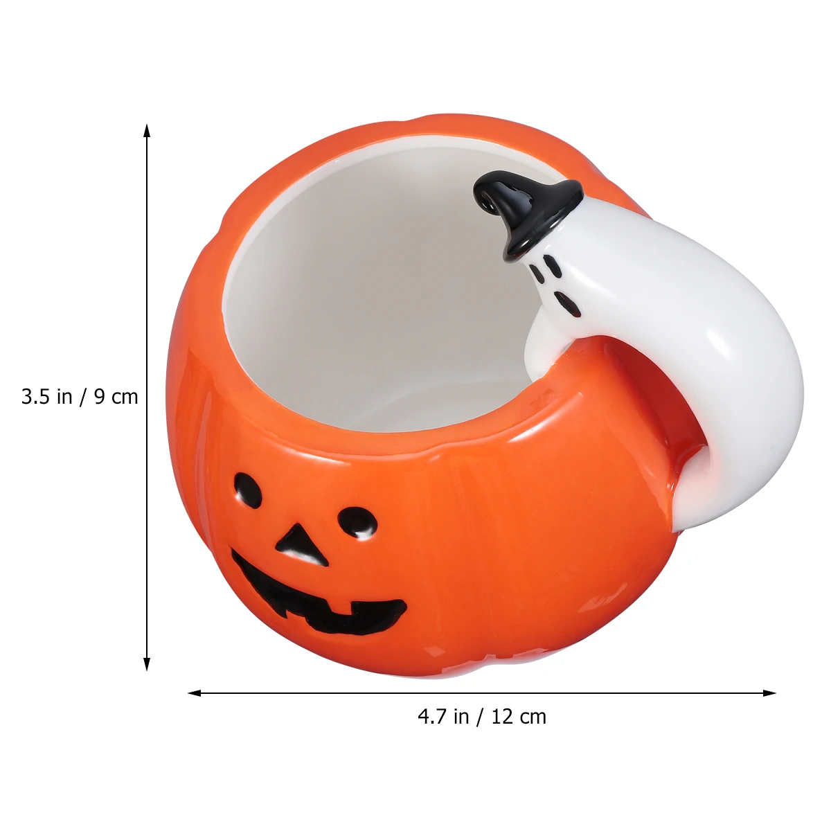 1pc Ceramic Mug Festival Creative Fashionable Stylistic Halloween Mug Pumpkin Coffee Cup Ceramic Cup for Home Bar Office Coffee
