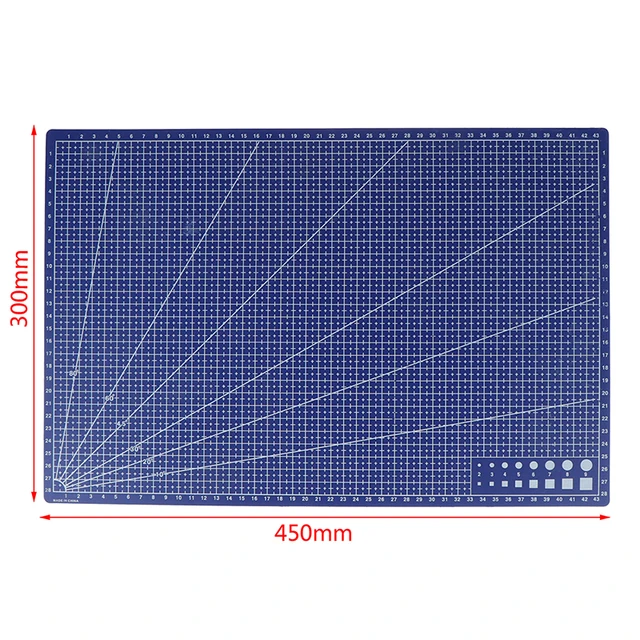 30*22cm A4 Grid Lines Cutting Plate Cutting Mat Paper Board Craft Sewing  Tool