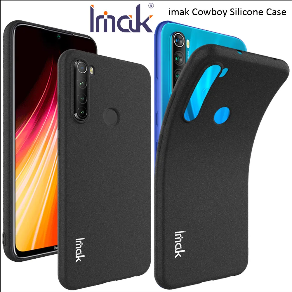 

imak Cowboy Case For Xiaomi Redmi Note 8 Pro Matte Frosted Soft TPU Silicone Protector Cover