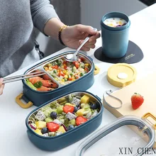 食器弁当食品容器収納朝食箱ステンレス鋼断熱お弁当箱学生スクール多層弁当箱