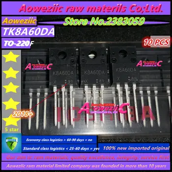 

Aoweziic 2018+ 10 PCS 100% new imported original K8A60DA TK8A60DA TO-220F liquid crystal field effect transistor 8A 600V
