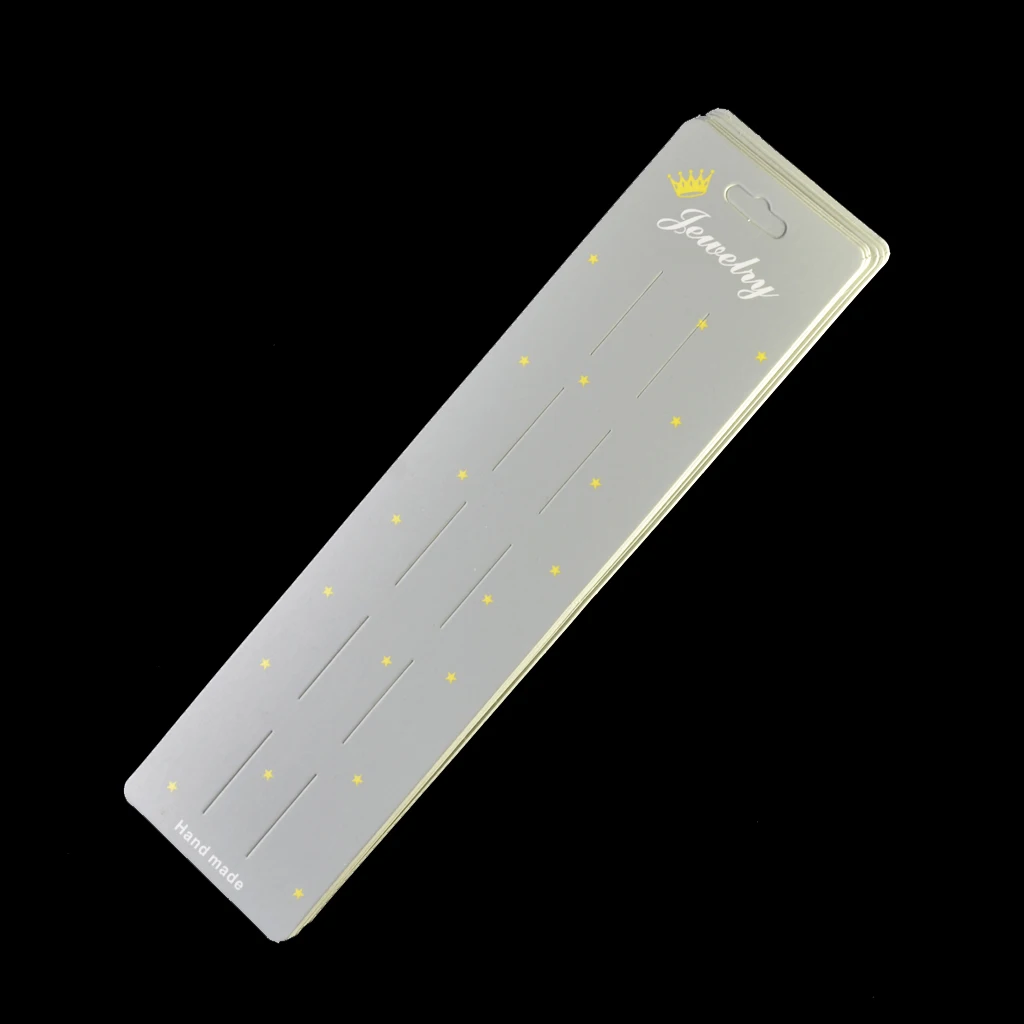 10 Pieces Lengthen Jewelry Display Paper Cardboard Hair Clip Jewelry packaging card