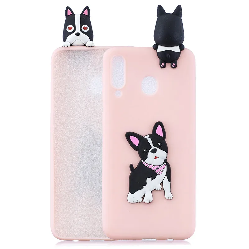 Милые 3D Мягкие Мультяшные из ТПУ чехол для Samsung A10 A20 A20E A30 A40 A50 A70 A10S A20S A30S A50S A51 A71 M10