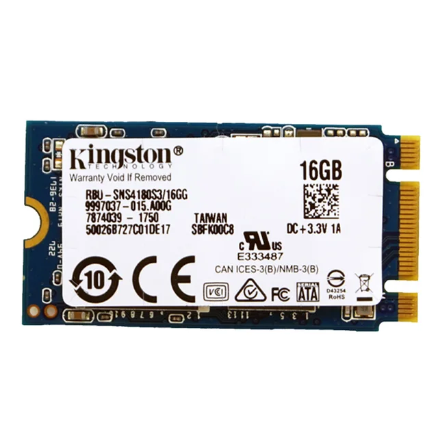 Kingston SSD 2242 M.2 SATA protocol 16GB 32GB Internal Solid