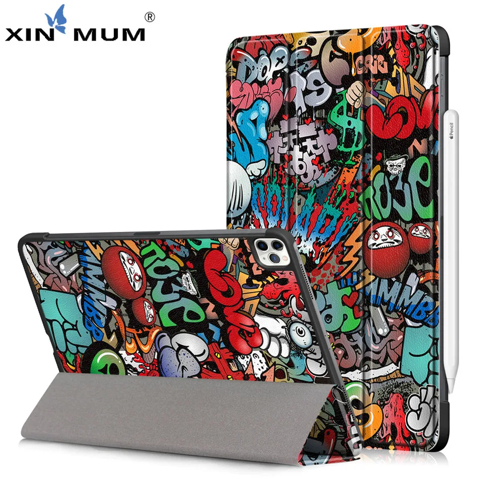 

Smart Case For iPad Pro 11'' 2020 Funda Magnetic Folding Cover For iPad Pro 11 inch 2020 Auto Sleep / Wake+Screen Protector+gift