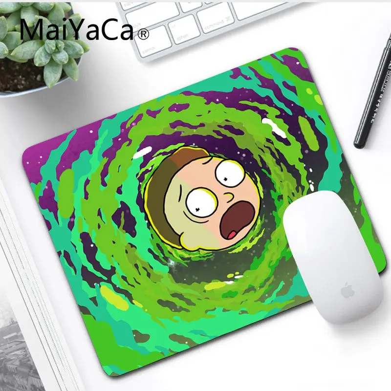 No LockEdge 25x29cm MaiYaCa Рик и Морти коврик для мыши геймер игровые коврики Комфортный коврик для мыши игровой коврик для мыши - Цвет: No LockEdge 25x29cm
