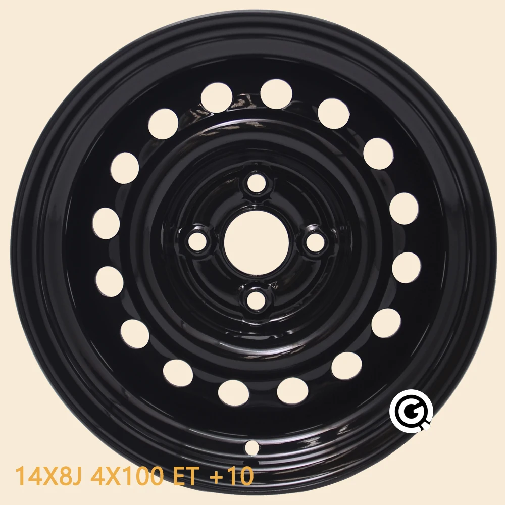 A971 スチール ◇サイズ◇ 14インチ 5J 4H 茶色かっ