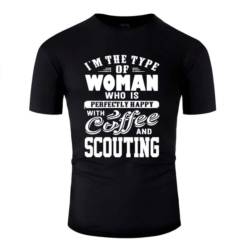 

New Arrival Woman Scout Shirt Tshirt For Men Letters Men's T Shirts 2019 Short Sleeve