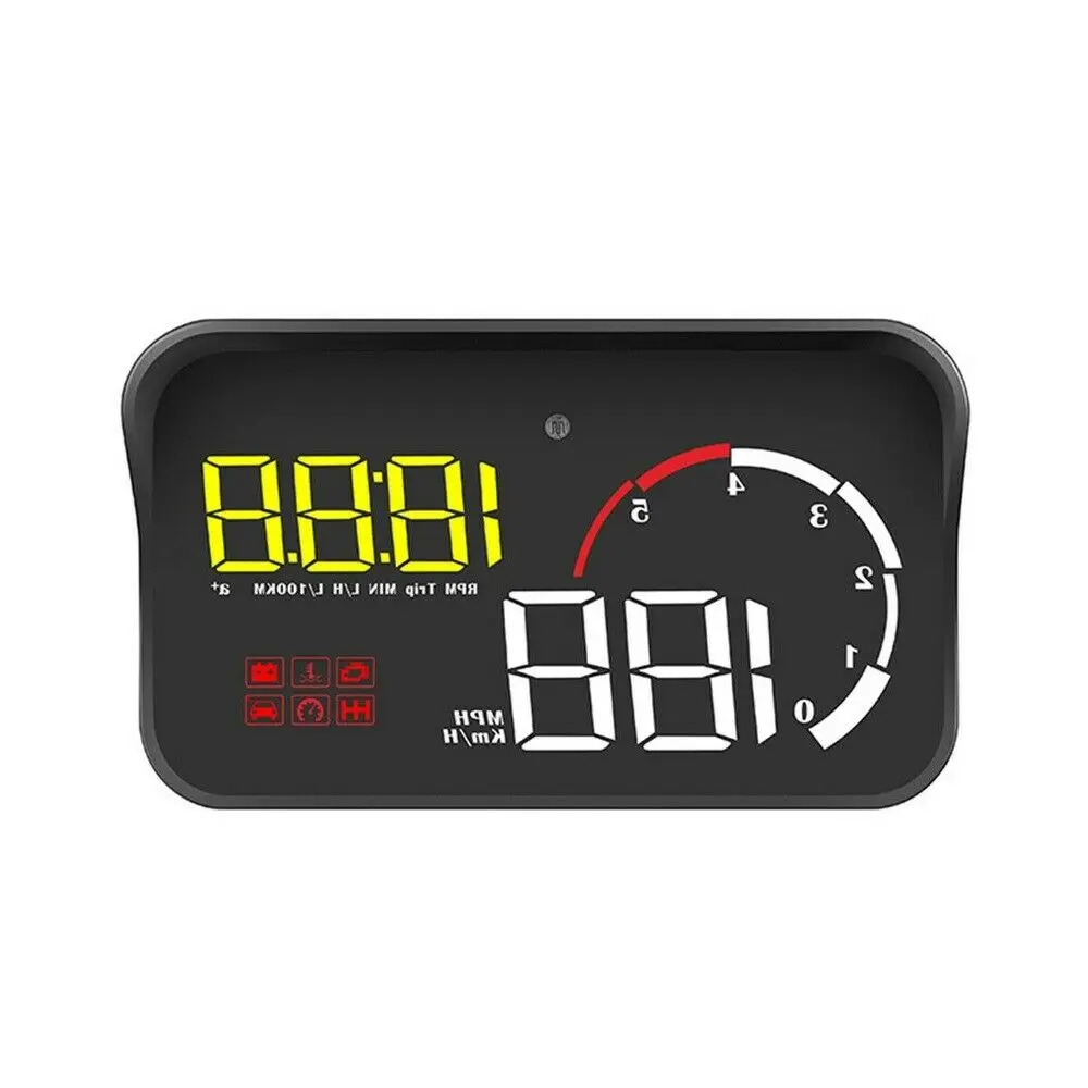M10 3 8 дюймов OBDII автомобиля HUD OBD2 порта компьютера дисплей на лобовое стекло