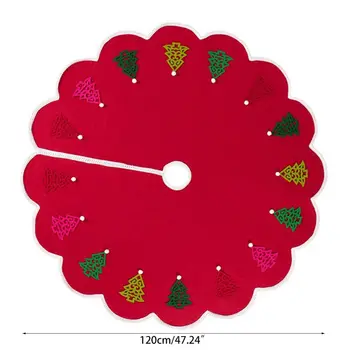 

Tree Skirt Durable Practical Creative Chic Tree Base Decoration Christmas Tree